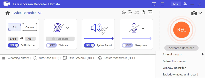 advanced recording