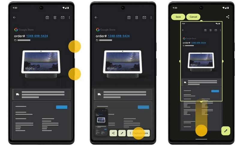 Machen Sie einen Screenshot von einer ganzen Seite auf Android 12 | Screenshot-Video android