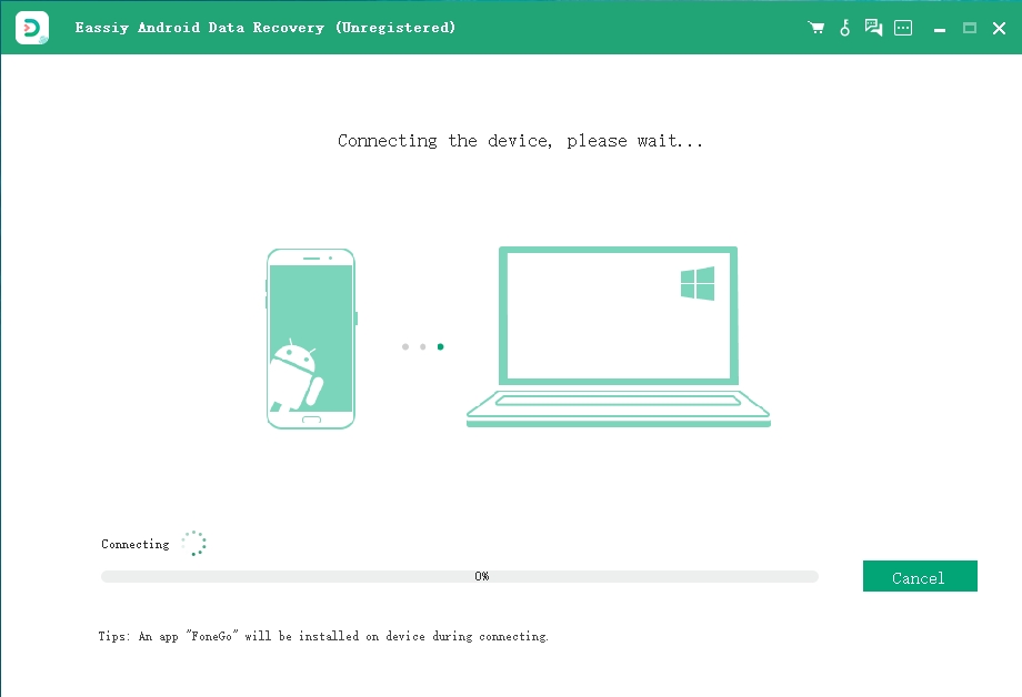 Eassiy Android Data Recovery step 2 | bitwar android data recovery