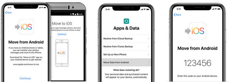 Move to iOS app | transfer data from android to iphone