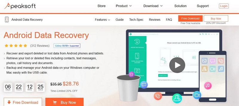Apeaksoft | android data recovery mac