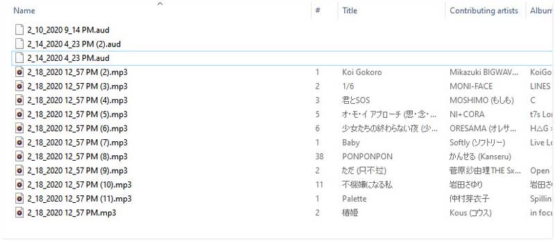 AUDファイルを再生するための適切なソフトウェアをダウンロードします