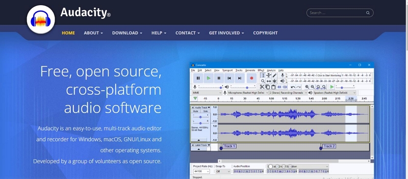 Audacity | Best Audio Editor Software