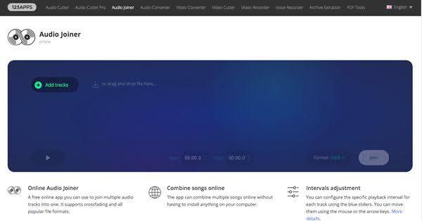 Using Online Tool | Merge MP3 Files