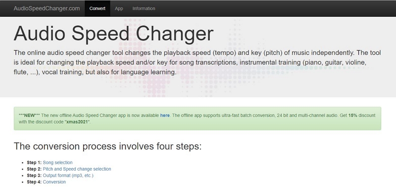 Audio Speed Changer | MP3 Tempo Changer 