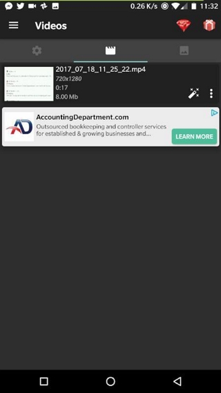 AZ Screen Recorder Schritt 3 | Bildschirmaufnahme auf einem Android-Tablet