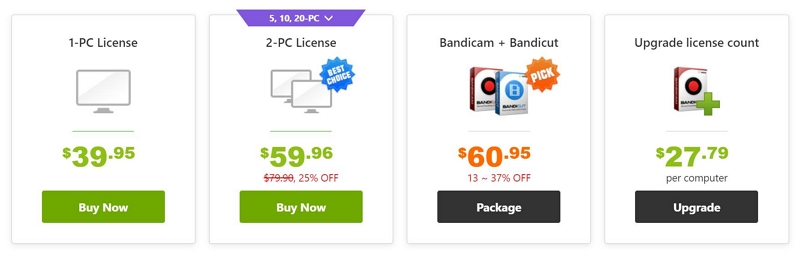 bandicam pricing | bandicam