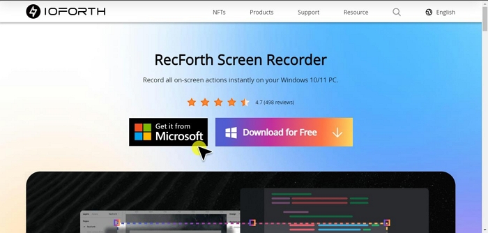 RecForth | light screen recorder for pc