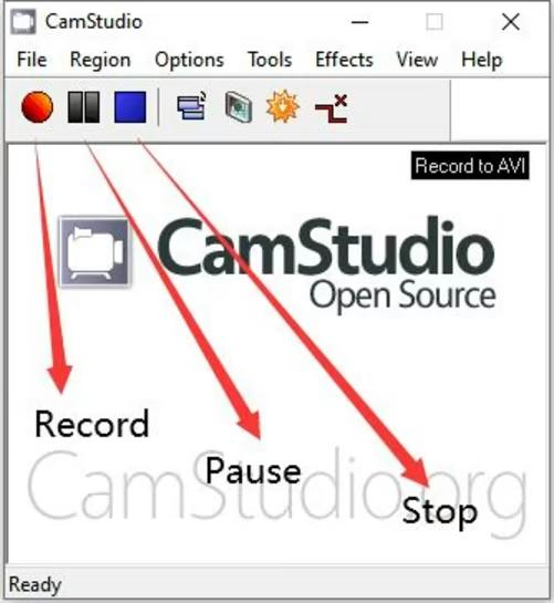 Verwenden Sie CamStudio Windows Schritt 3 | Kamerastudio