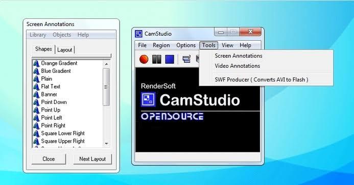 Camstudio | obs Bildschirmrekorder für PC