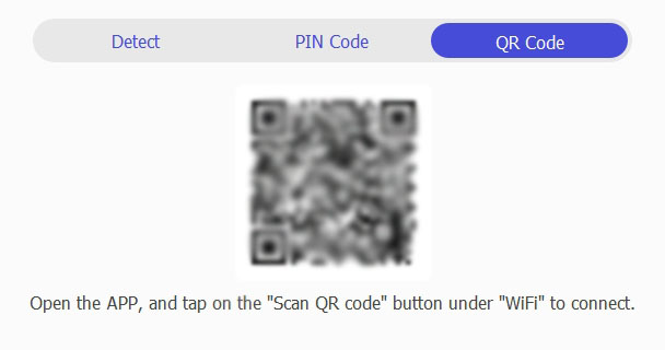 using QR code to cast android screen
