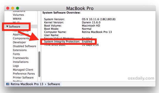 Status des Systemintegritätsschutzes prüfen | Deaktivieren Sie den Systemintegritätsschutz auf dem Mac