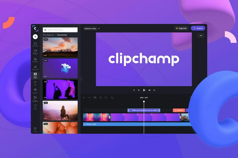 home page | clipchamp screen recorder