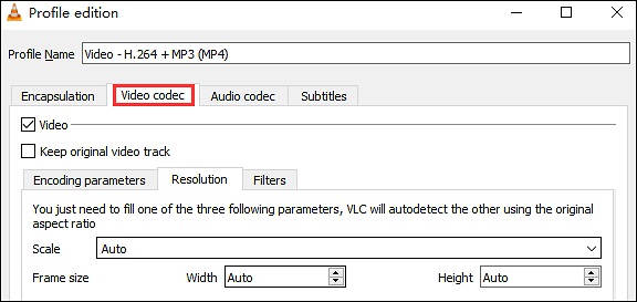 mit VLC Media Player Schritt 5 | Wie kann man mp4-videos komprimieren