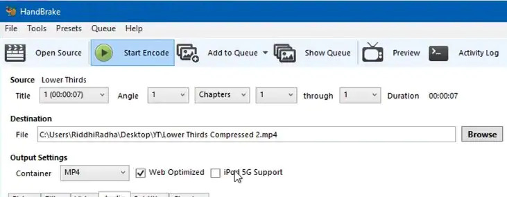 HandBrake の使用手順 6 | imovieビデオを圧縮する方法