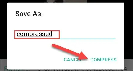 Compress Video on Android for WhatsApp step 6 | how to compress a video on android