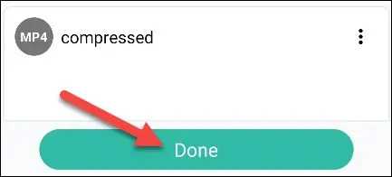 Video auf Android für WhatsApp komprimieren Schritt 7 | So komprimieren Sie ein Video auf Android