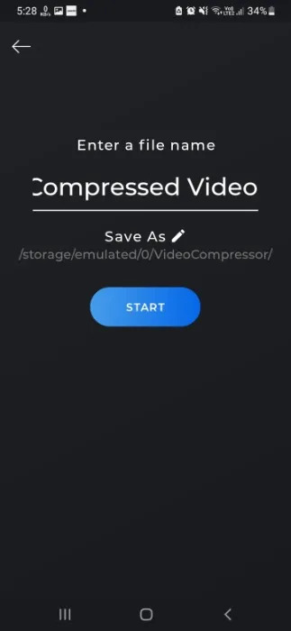 Using Converter step 8 | how to compress a video on android