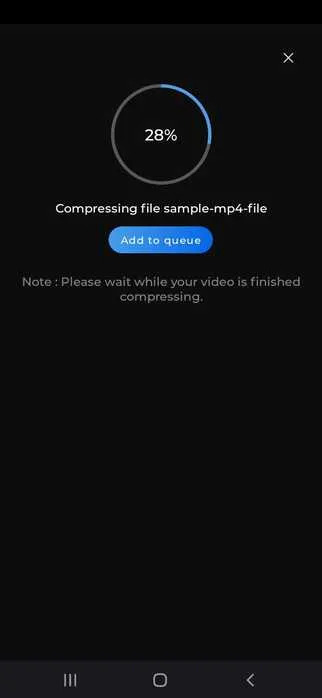 Using Converter step 9 | how to compress a video on android