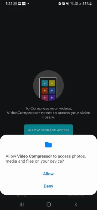 Using Converter step 3 | how to compress a video on android