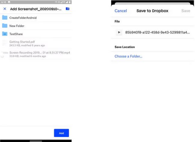 via Dropbox step 2 | how to make video smaller for email