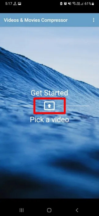 with Videos Movies Compressor step 2 | how to compress a video on android