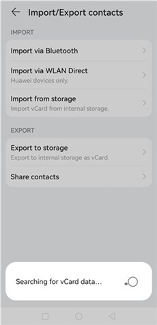Verwendung der Kontakte-App Schritt 3 | Gelöschten Kontakt Android wiederherstellen