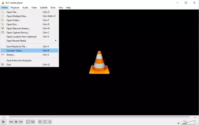 with VLC Media Player step 2 | webm to mp4