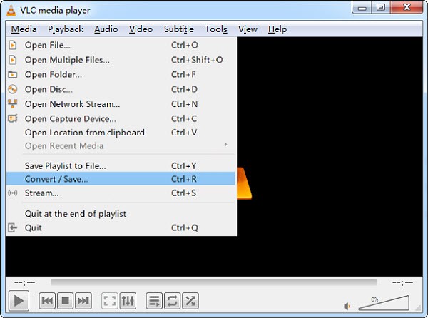 by VLC Media Player step 3 | convert dvd to mp4
