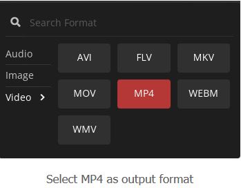 CloudConvert ステップ 2 を使用 | MacでMOVをMP4に変換