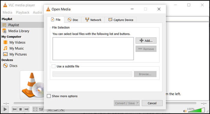 with VLC step 2 | convert mov to mp4
