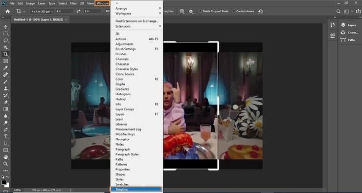 Adobe Photoshop の使用手順 4 | MP4からGIFへ