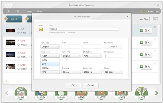 Freemake Video Converter step 3 | mpg to mp4