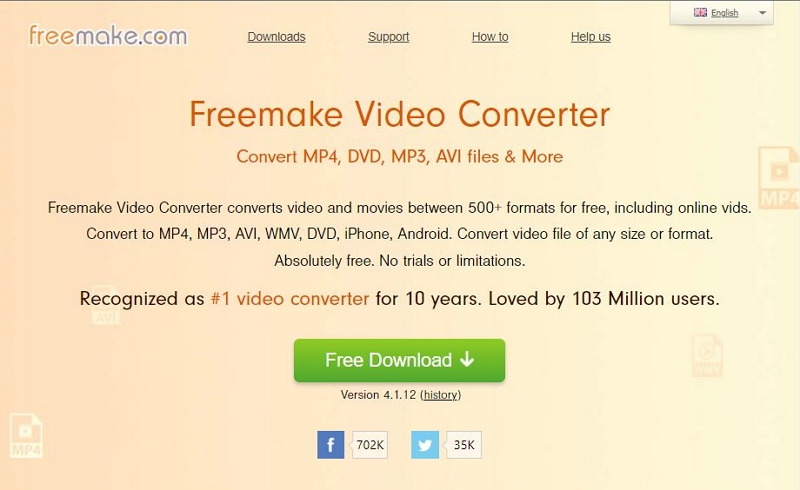 with Freemake step 1 | convert video to mp4