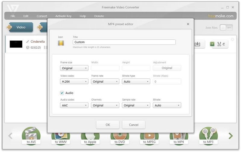 with Freemake step 4 | convert video to mp4