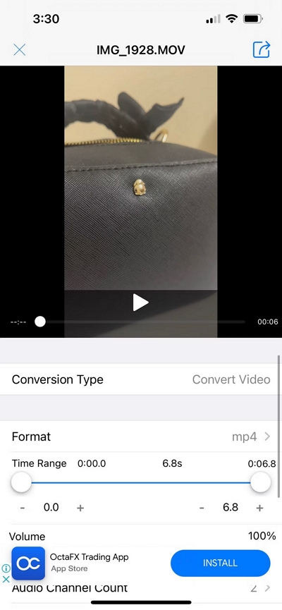 Media Converter step 3 | convert video to mp4
