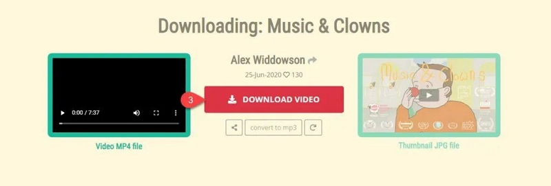 By Vimeo Downloader step 2 | vimeo to mp4