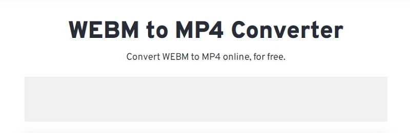 Mit FreeConvert | webm zu mp4