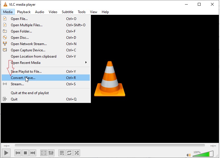 VLC ステップ 1 を使用 | PCでYouTubeビデオをmp4に変換する