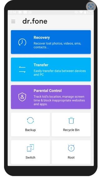 Dr.Fone アプリ | Android用のSDカードビデオリカバリアプリ