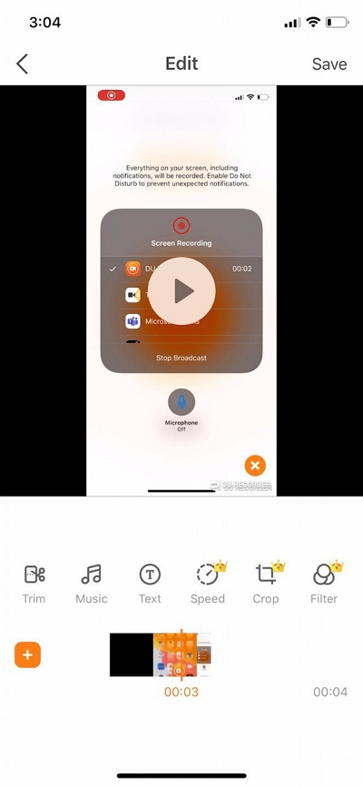 live stream Settings in real-time | screen recorder iphone