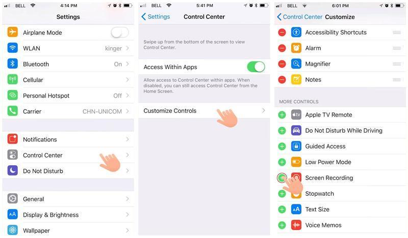 Verwenden Sie DU Recorder auf iOS Schritt 1 | du Rekorder