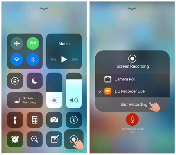 use DU Recorder on iOS step 2 | du recorder