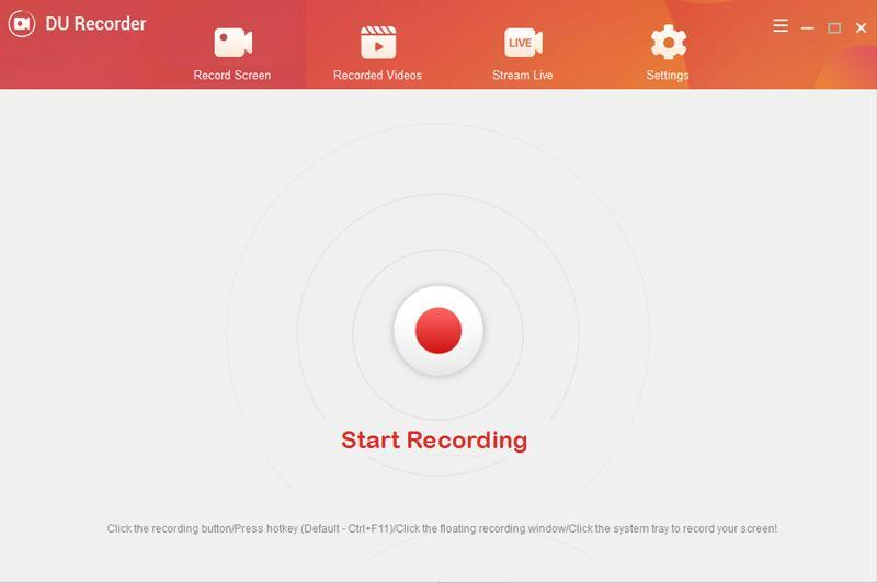 Record video step 1 | du recorder