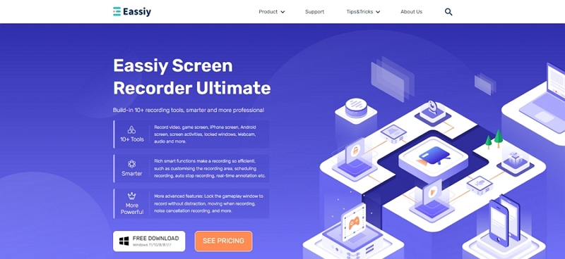 eassiy screen recorder ultimate page