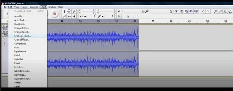 change tempo audacity | best voice editor