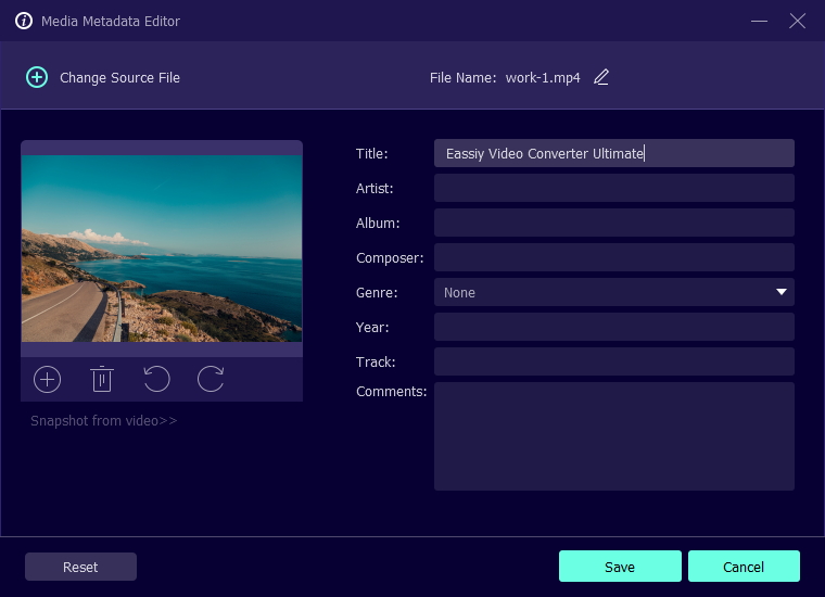 Eassiy video converter ultimate step 5 | wav to mp4