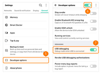 LG Phone step 2 | Enable USB Debug Mode