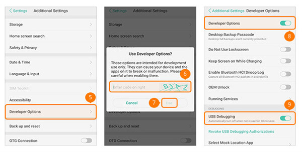 Motorola Phone step 2 | Enable USB Debug Mode