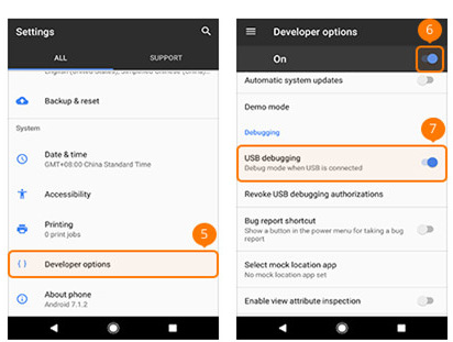 Google Phone Schritt 2 | Aktivieren Sie den USB-Debug-Modus